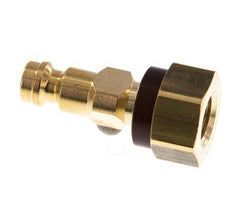 Messing DN 5 Bruin-Coded Luchtkoppeling Insteeknippel G 1/8 inch Binnendraad