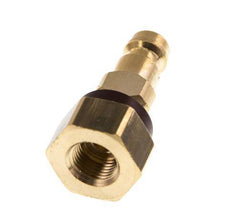 Messing DN 5 Bruin-Coded Luchtkoppeling Insteeknippel G 1/8 inch Binnendraad