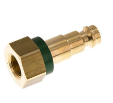 Messing DN 5 Groen-Coded Luchtkoppeling Insteeknippel G 1/8 inch Binnendraad