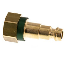 Messing DN 5 Groen-Coded Luchtkoppeling Insteeknippel G 1/8 inch Binnendraad
