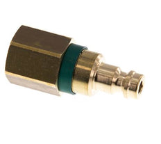 Messing DN 5 Groen Luchtkoppeling Insteeknippel G 1/4 inch Binnendraad