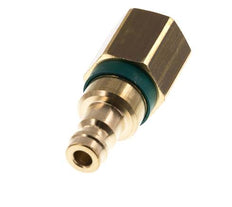 Messing DN 5 Groen Luchtkoppeling Insteeknippel G 1/4 inch Binnendraad