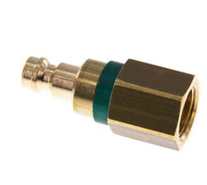 Messing DN 5 Groen Luchtkoppeling Insteeknippel G 1/4 inch Binnendraad