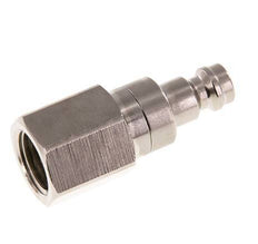 Nickel-plated Brass DN 5 Air Coupling Plug G 1/4 inch Female Double Shut-Off