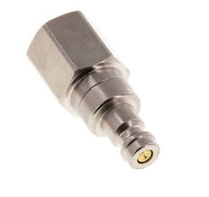 Nickel-plated Brass DN 5 Air Coupling Plug G 1/4 inch Female Double Shut-Off