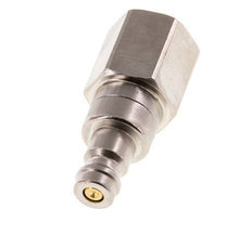 Nickel-plated Brass DN 5 Air Coupling Plug G 1/4 inch Female Double Shut-Off