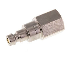 Nickel-plated Brass DN 5 Air Coupling Plug G 1/4 inch Female Double Shut-Off