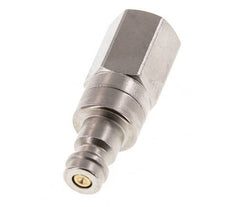 Vernikkeld Messing DN 5 Luchtkoppeling Insteeknippel G 1/8 inch Binnendraad Double Shut-Off