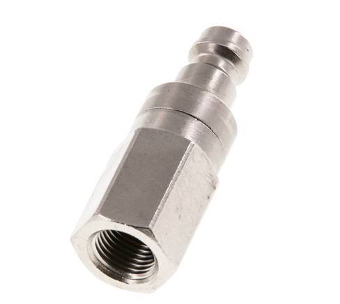Vernikkeld Messing DN 5 Luchtkoppeling Insteeknippel G 1/8 inch Binnendraad Double Shut-Off