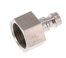 RVS DN 5 Rood Luchtkoppeling Insteeknippel G 3/8 inch Binnendraad Double Shut-Off