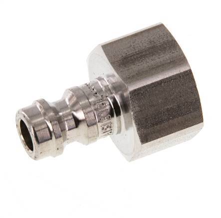 Stainless Steel 316L DN 5 Air Coupling Plug G 1/4 inch Female