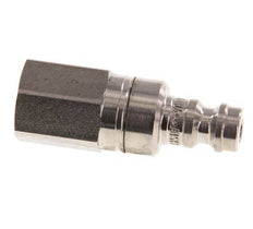 Stainless Steel 316L DN 5 Air Coupling Plug G 1/8 inch Female Double Shut-Off