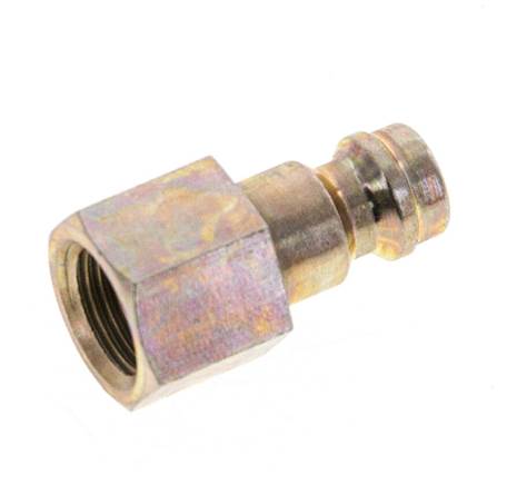 Gehard staal DN 5 Luchtkoppeling Insteeknippel G 1/8 inch Binnendraad