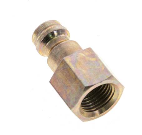 Gehard staal DN 5 Luchtkoppeling Insteeknippel G 1/8 inch Binnendraad