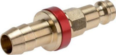 Brass DN 5 Green-Coded Air Coupling Plug 4 mm Hose Pillar