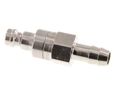 Vernikkeld Messing DN 5 Luchtkoppeling Insteeknippel 8 mm Slangpilaar Double Shut-Off