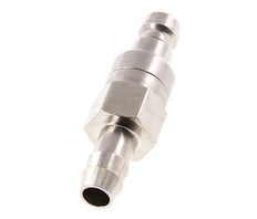 Vernikkeld Messing DN 5 Luchtkoppeling Insteeknippel 8 mm Slangpilaar Double Shut-Off