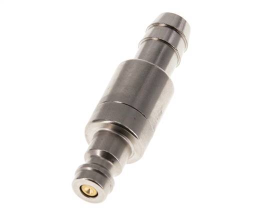 Vernikkeld Messing DN 5 Luchtkoppeling Insteeknippel 9 mm Slangpilaar Double Shut-Off