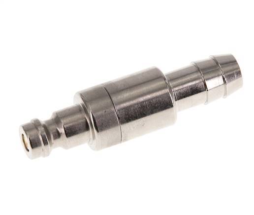 Vernikkeld Messing DN 5 Luchtkoppeling Insteeknippel 9 mm Slangpilaar Double Shut-Off