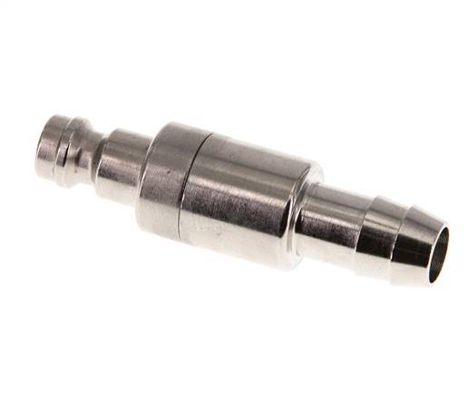 Vernikkeld Messing DN 5 Luchtkoppeling Insteeknippel 9 mm Slangpilaar Double Shut-Off