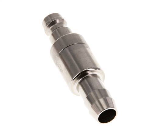 Vernikkeld Messing DN 5 Luchtkoppeling Insteeknippel 9 mm Slangpilaar Double Shut-Off