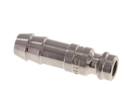 RVS 316L DN 5 Luchtkoppeling Insteeknippel 8 mm Slangpilaar