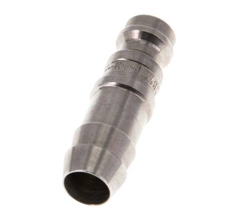 RVS 316L DN 5 Luchtkoppeling Insteeknippel 9 mm Slangpilaar