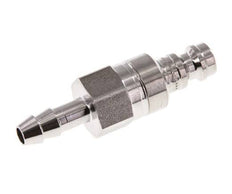 RVS 316L DN 5 Luchtkoppeling Insteeknippel 6 mm Slangpilaar Double Shut-Off