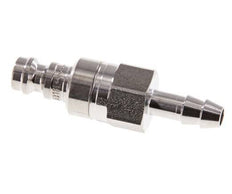 RVS 316L DN 5 Luchtkoppeling Insteeknippel 6 mm Slangpilaar Double Shut-Off