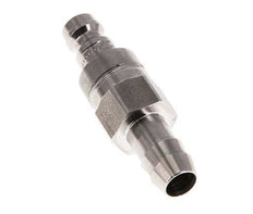 RVS 316L DN 5 Luchtkoppeling Insteeknippel 9 mm Slangpilaar Double Shut-Off