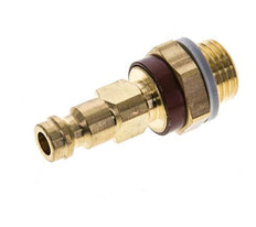 Messing DN 5 Bruin-Coded Luchtkoppeling Insteeknippel G 1/4 inch Buitendraad