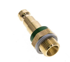 Messing DN 5 Groen-Coded Luchtkoppeling Insteeknippel G 1/4 inch Buitendraad