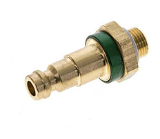 Messing DN 5 Groen-Coded Luchtkoppeling Insteeknippel G 1/8 inch Buitendraad