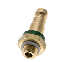 Messing DN 5 Groen-Coded Luchtkoppeling Insteeknippel G 1/8 inch Buitendraad