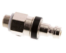 Vernikkeld Messing DN 5 Zwart Luchtkoppeling Insteeknippel G 1/8 inch Buitendraad Double Shut-Off