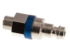 Vernikkeld Messing DN 5 Blauw Luchtkoppeling Insteeknippel G 1/8 inch Buitendraad