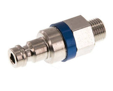 Vernikkeld Messing DN 5 Blauw Luchtkoppeling Insteeknippel G 1/8 inch Buitendraad