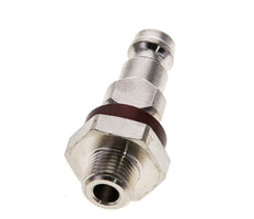 Vernikkeld Messing DN 5 Bruin-Coded Luchtkoppeling Insteeknippel G 1/8 inch Buitendraad