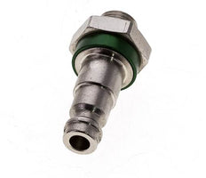 Vernikkeld Messing DN 5 Groen-Coded Luchtkoppeling Insteeknippel G 1/8 inch Buitendraad