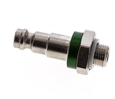 Vernikkeld Messing DN 5 Groen-Coded Luchtkoppeling Insteeknippel G 1/8 inch Buitendraad