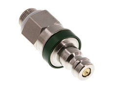 Vernikkeld Messing DN 5 Groen Luchtkoppeling Insteeknippel G 1/8 inch Buitendraad Double Shut-Off