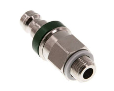 Vernikkeld Messing DN 5 Groen Luchtkoppeling Insteeknippel G 1/8 inch Buitendraad Double Shut-Off