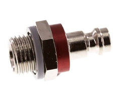 Vernikkeld Messing DN 5 Rood Luchtkoppeling Insteeknippel G 1/4 inch Buitendraad