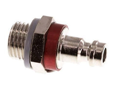 Vernikkeld Messing DN 5 Rood Luchtkoppeling Insteeknippel G 1/4 inch Buitendraad