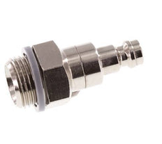 Vernikkeld Messing DN 5 Luchtkoppeling Insteeknippel G 3/8 inch Buitendraad Double Shut-Off