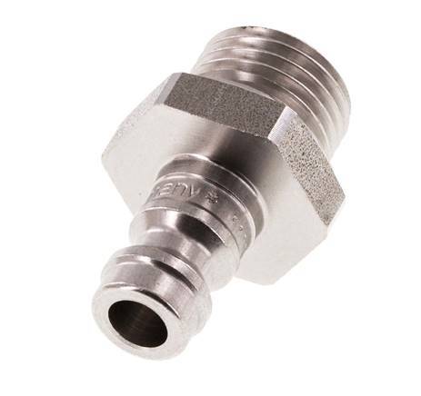 Stainless steel DN 5 Air Coupling Plug G 1/4 inch Male