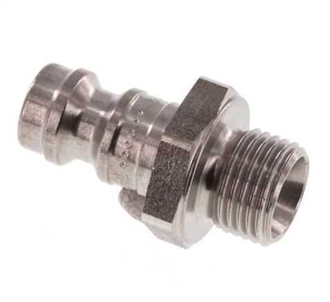 RVS DN 5 Luchtkoppeling Insteeknippel G 1/8 inch Buitendraad