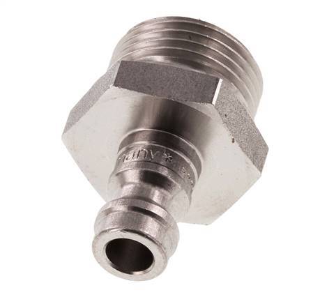 RVS DN 5 Luchtkoppeling Insteeknippel G 3/8 inch Buitendraad