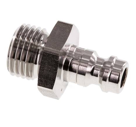 RVS 316L DN 5 Luchtkoppeling Insteeknippel G 1/4 inch Buitendraad