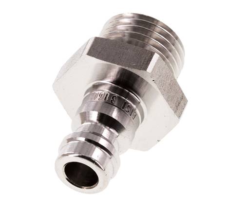 RVS 316L DN 5 Luchtkoppeling Insteeknippel G 1/4 inch Buitendraad